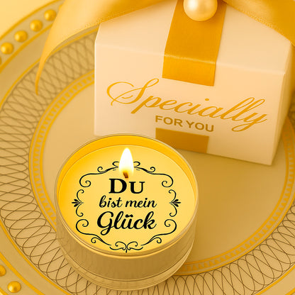 Glückslicht mit persönlicher Botschaft - Geschenkidee - Liebevolle Überraschung - Auch mit Wunschtext