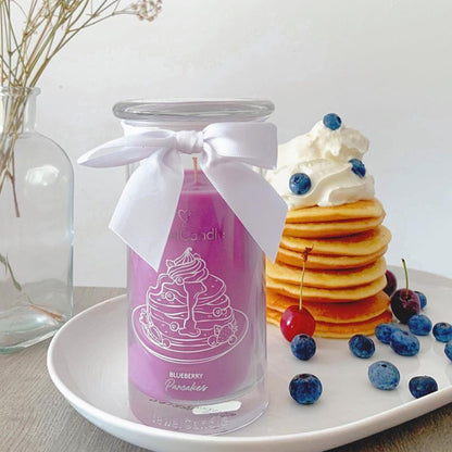 Juwelkerze mit Ohrringen - Duftkerze mit Schmucküberraschung