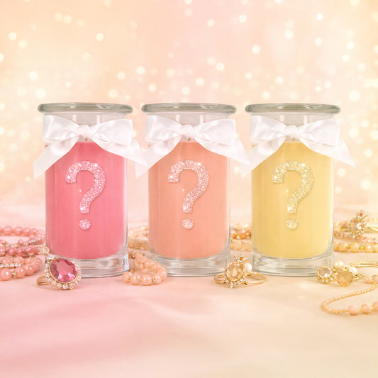 Überraschungs-Juwelkerze mit Schmuck aus 925 Sterling Silber