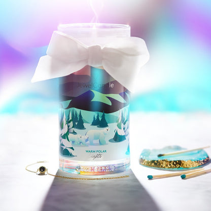 Juwelkerze mit Armband - Duftkerze mit Schmucküberraschung