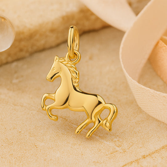 Pferd Geschenkset für Kinder aus 925 Sterling Silber